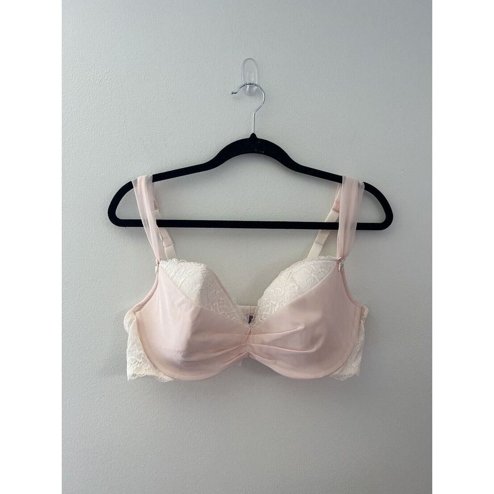 Adore Me Women's Clairabella Contour Plus Demi Bra Sz 38DD Matching Panties Ox